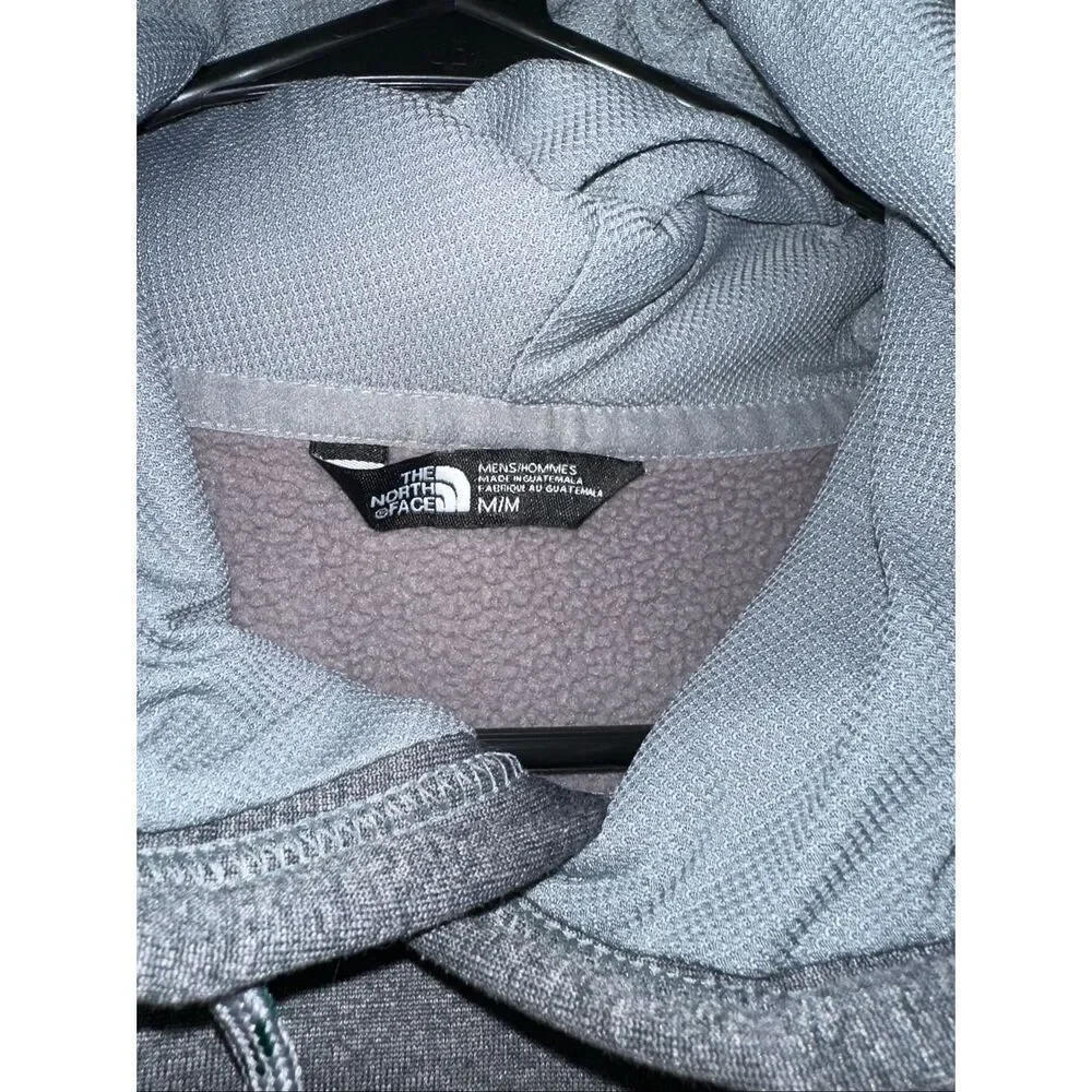 The North Face Half Dome Pullover Hoodie Men’s Medium Gray Teal Logo